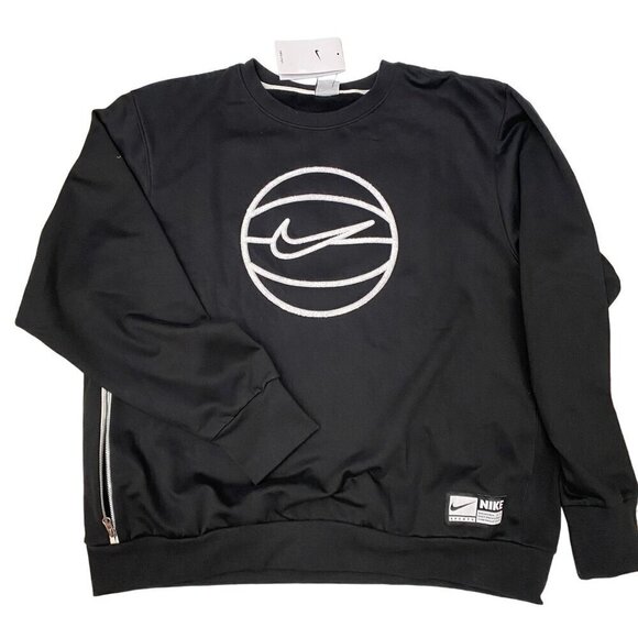 Nike Dri-FIT Standard Issue Men's Basketball Crew Black/White NWT Size XL. B22 - Picture 1 of 9